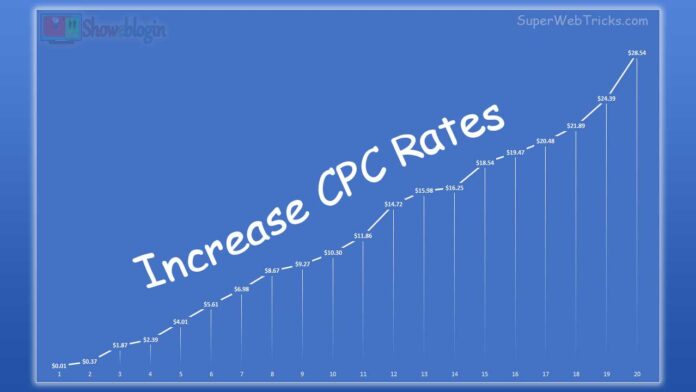 How to increase cpc in adsense